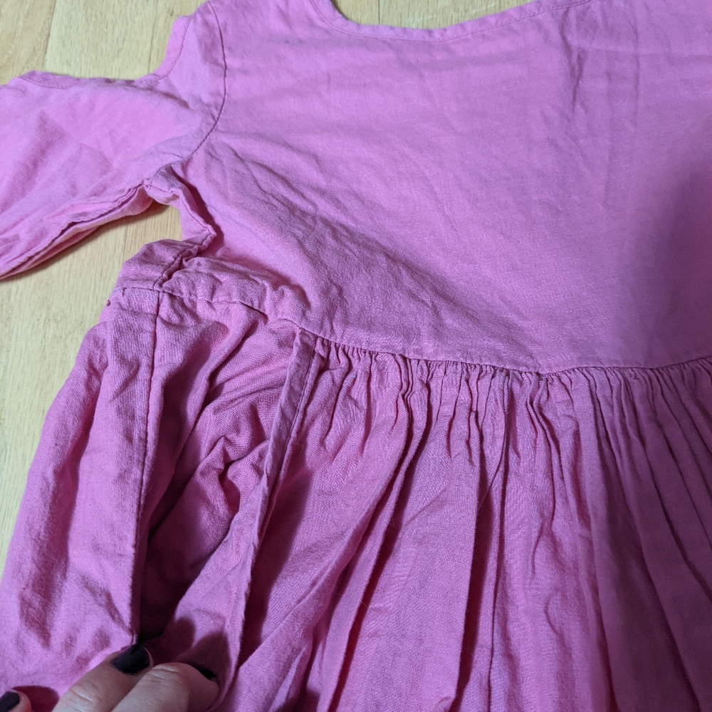 Chasing Fireflies cold shoulder embroidered dress size 4/5 - Picture 4 of 5